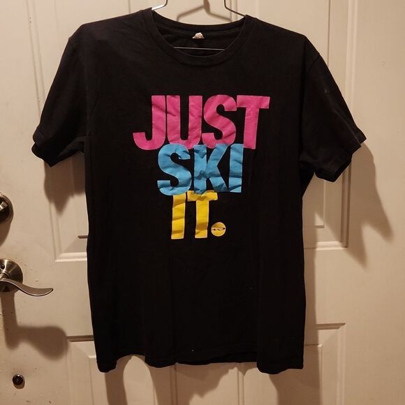 Vintage Just Ski It Shirt L - Picture 1 of 2